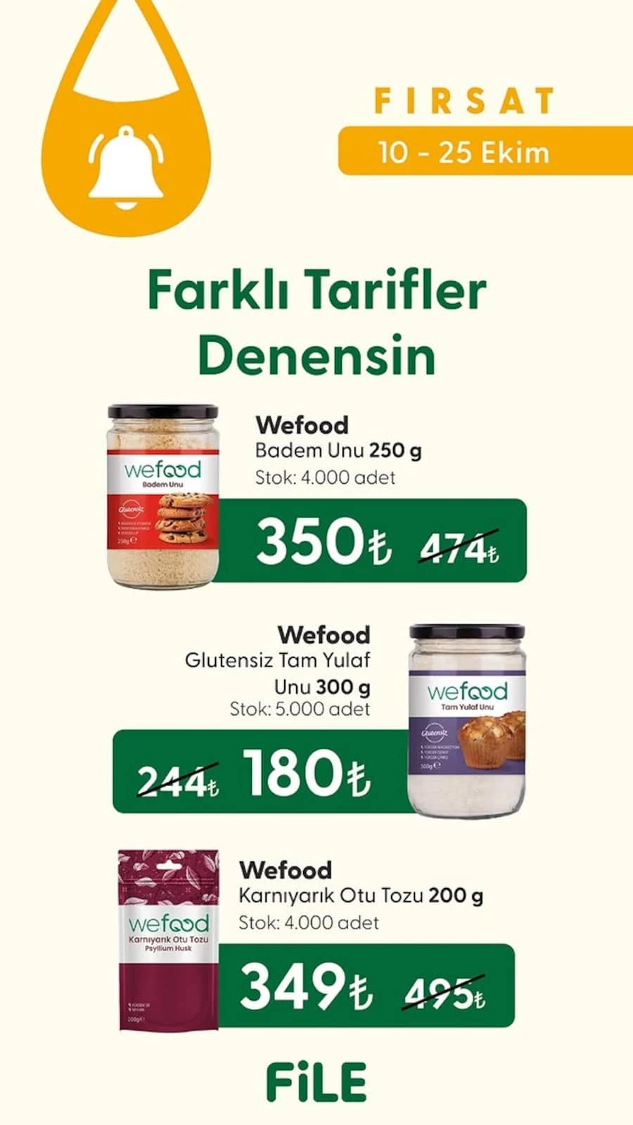 File Market - İndirim Broşürü 10 - 25 Ekim 2026 - Sayfa 1