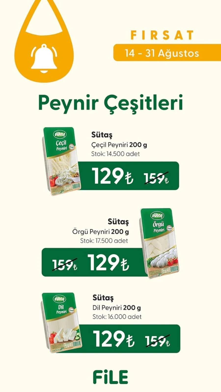 File Market - İndirim Broşürü 14 - 31 Ağustos 2026 - Sayfa 1