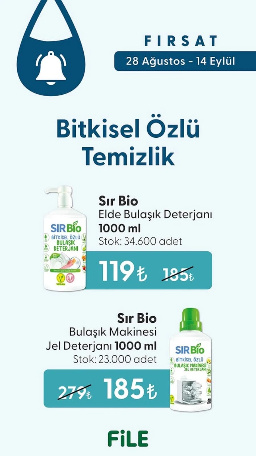 File Market - İndirim Broşürü 28 Ağustos - 14 Eylül 2026 - Sayfa 1