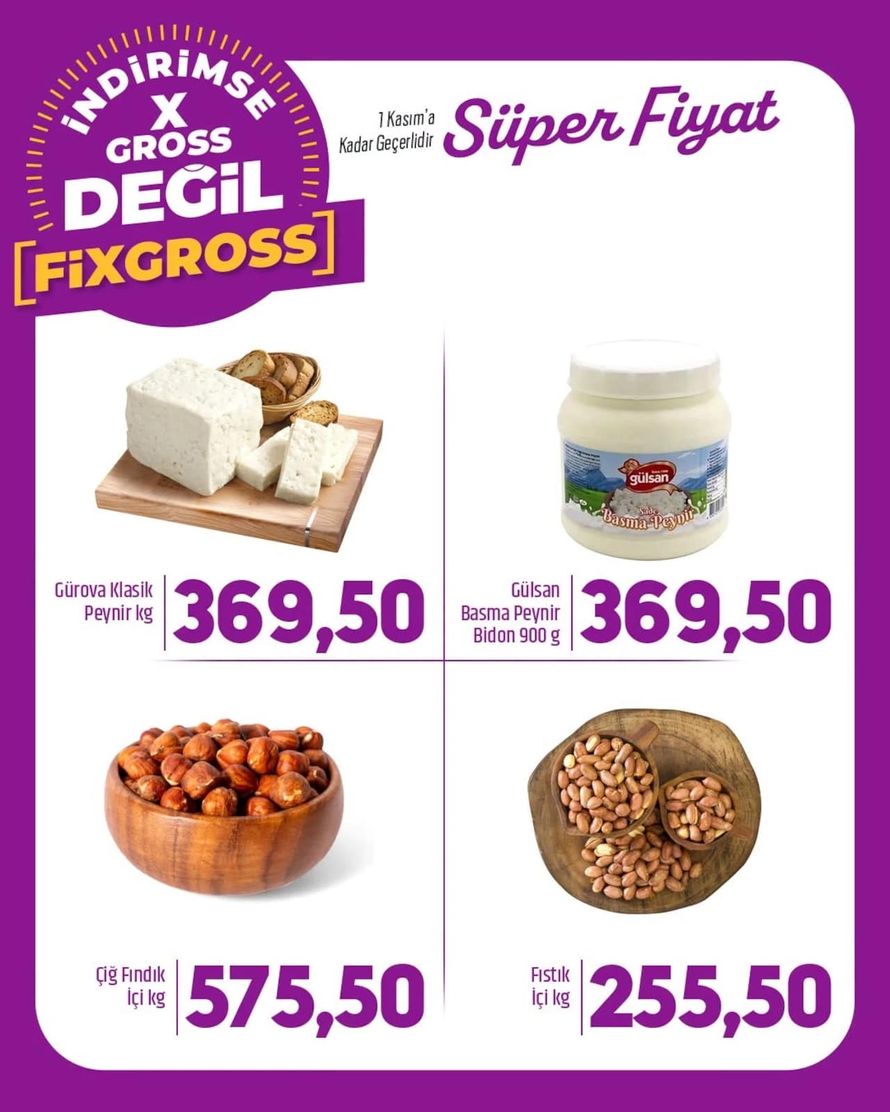 Fix Gross - İndirim Broşürü 30 Ekim - 01 Kasım 2026 - Sayfa 1