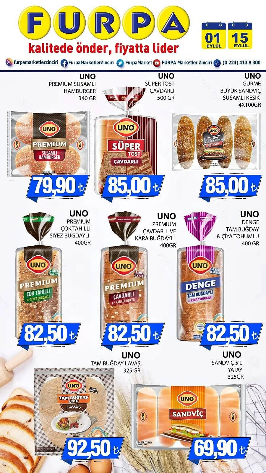 Furpa Market - İndirimli Ürünler 01 - 15 Eylül 2026 - Sayfa 1