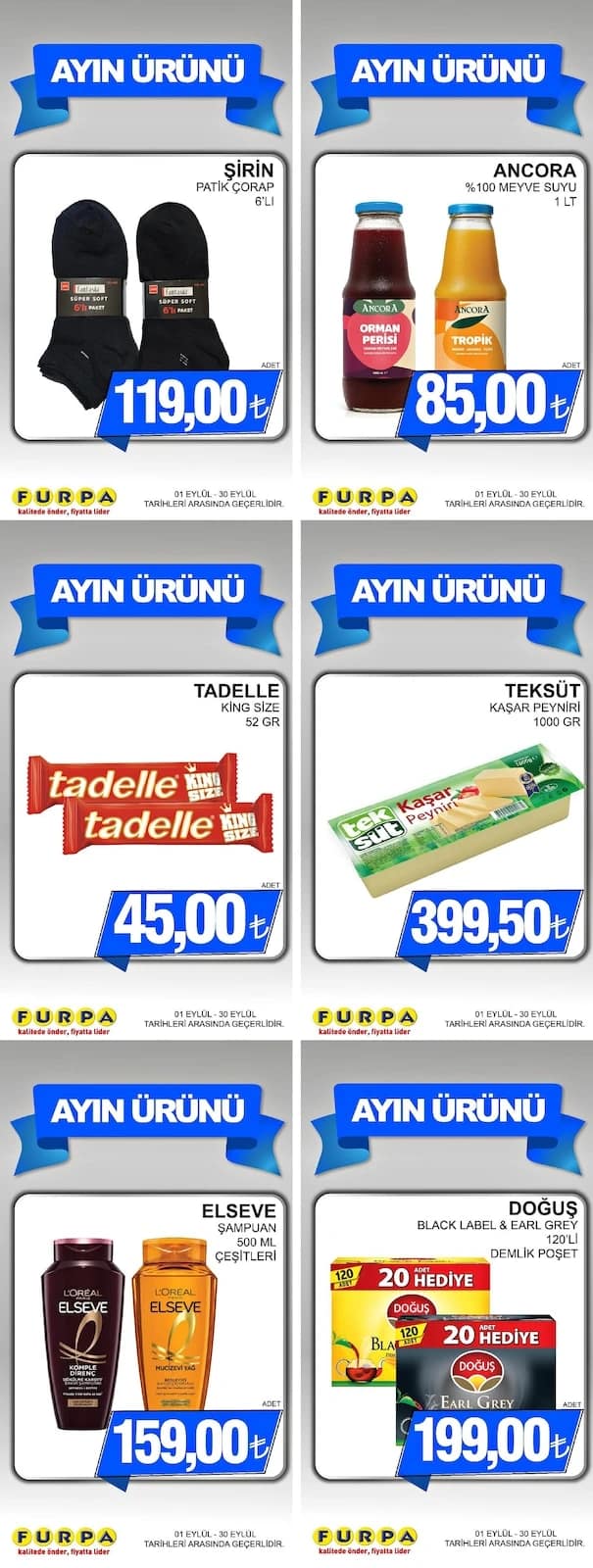 Furpa Market - Fırsat İndirim 01 - 30 Eylül 2026 - Sayfa 1