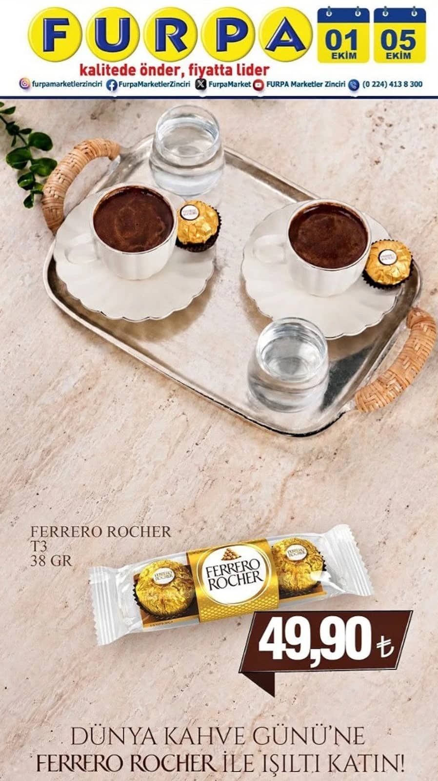 Furpa Market - Fırsat Ürünler 01 - 05 Ekim 2026 - Sayfa 1