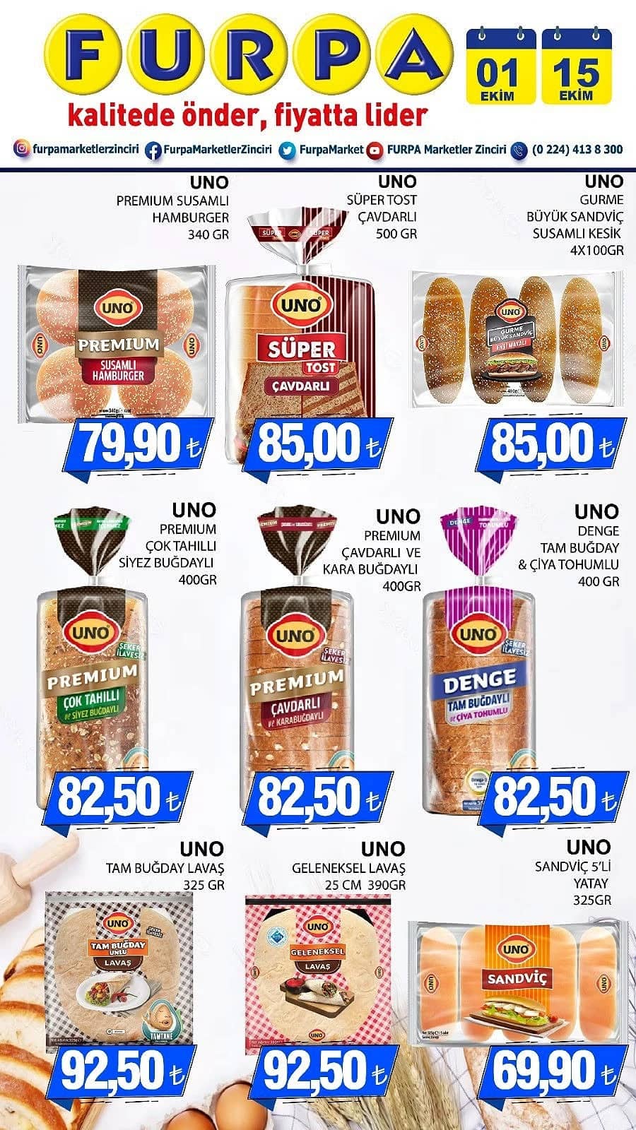 Furpa Market - Fırsat İndirim 01 - 15 Ekim 2026 - Sayfa 1