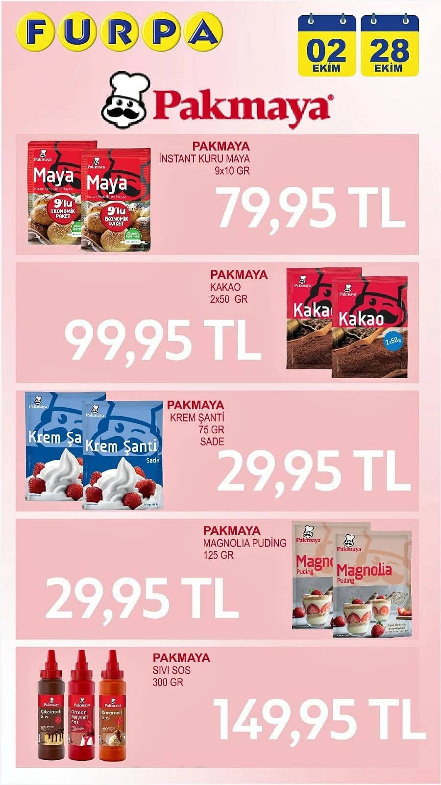 Furpa Market - İndirimli Ürünler 02 - 28 Ekim 2026 - Sayfa 1