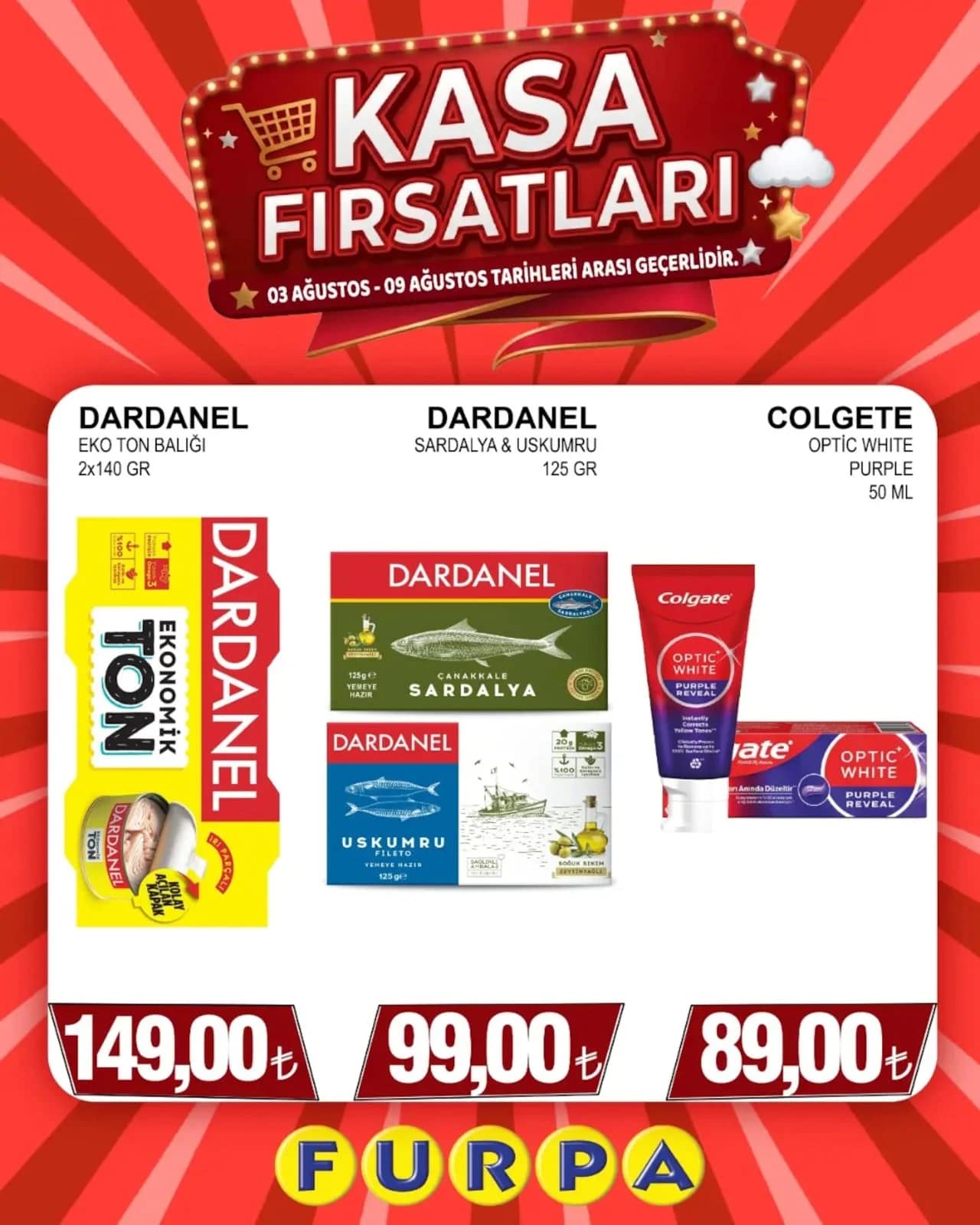 Furpa Market - İndirim Broşürü 03 - 09 Ağustos 2026 - Sayfa 1