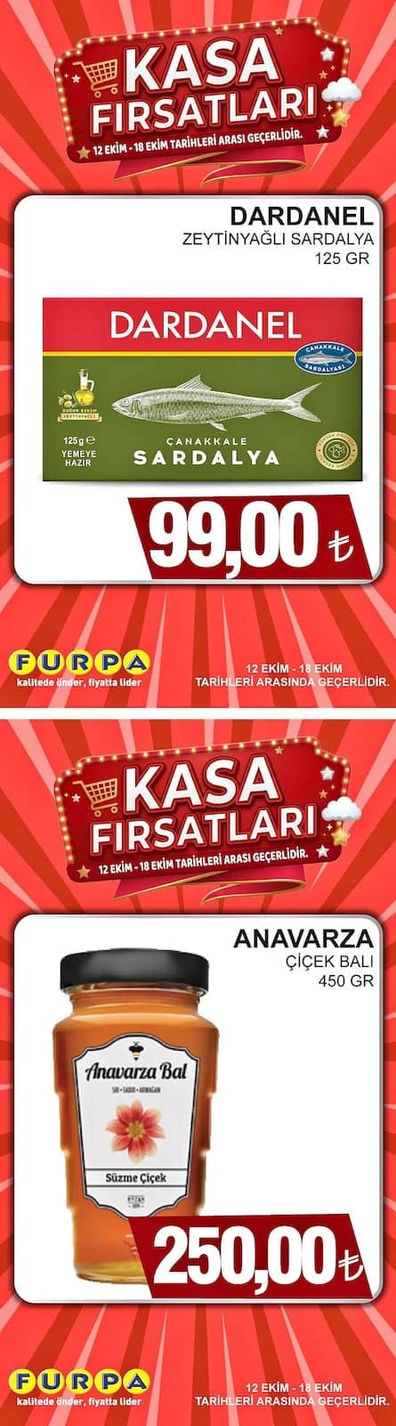 Furpa Market - İndirim Broşürü 12 - 18 Ekim 2026 - Sayfa 1