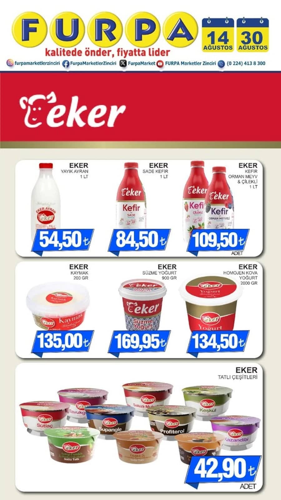 Furpa Market - İndirim Broşürü 14 - 30 Ağustos 2026 - Sayfa 1