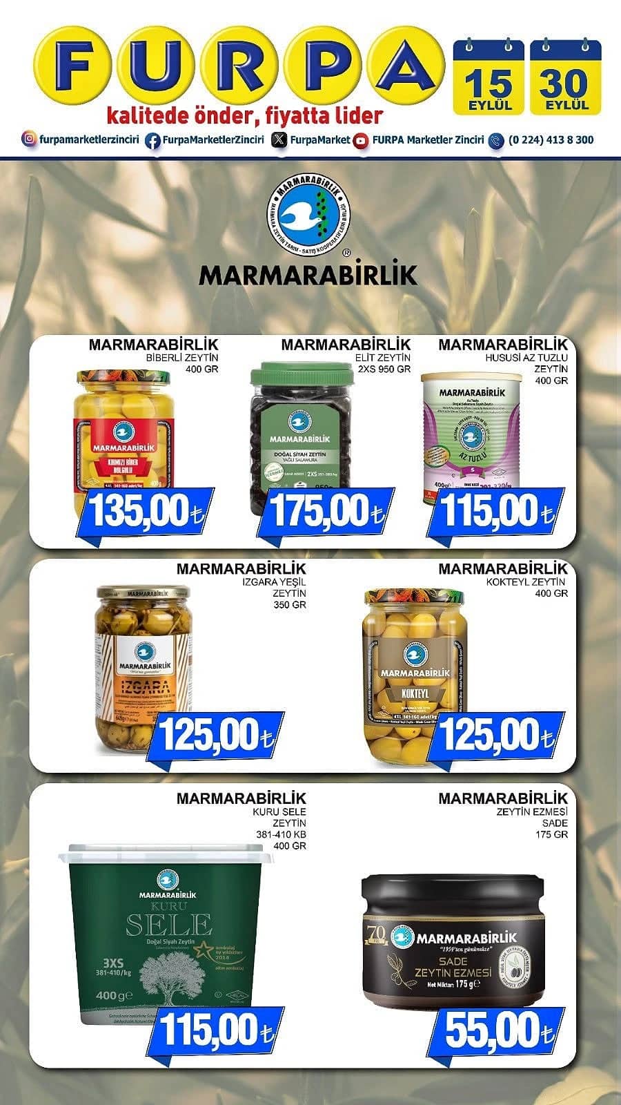 Furpa Market - İndirim Broşürü 15 - 30 Eylül 2026 - Sayfa 1