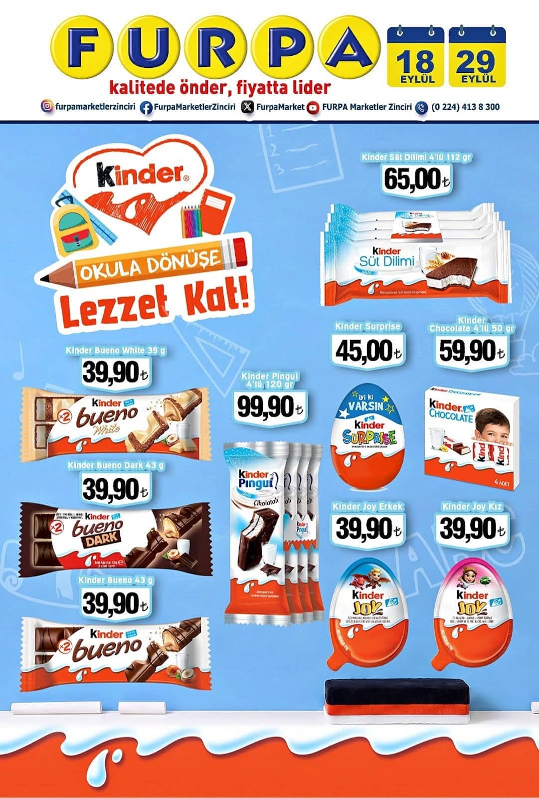 Furpa Market - İndirim Broşürü 18 - 29 Eylül 2026 - Sayfa 1