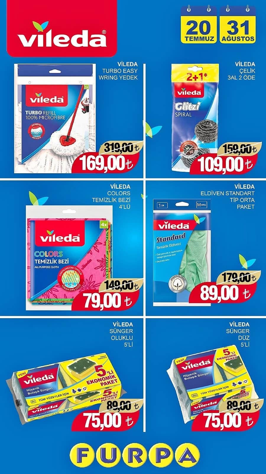 Furpa Market - İndirimli Ürünler 20 Temmuz - 31 Ağustos 2026