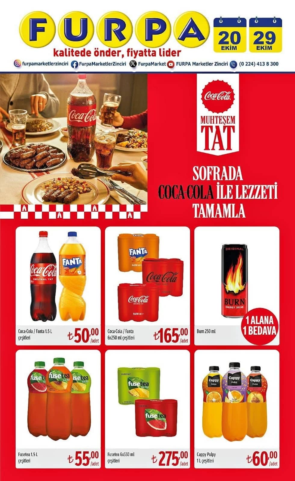 Furpa Market - İndirim Broşürü 20 - 29 Ekim 2026 - Sayfa 1