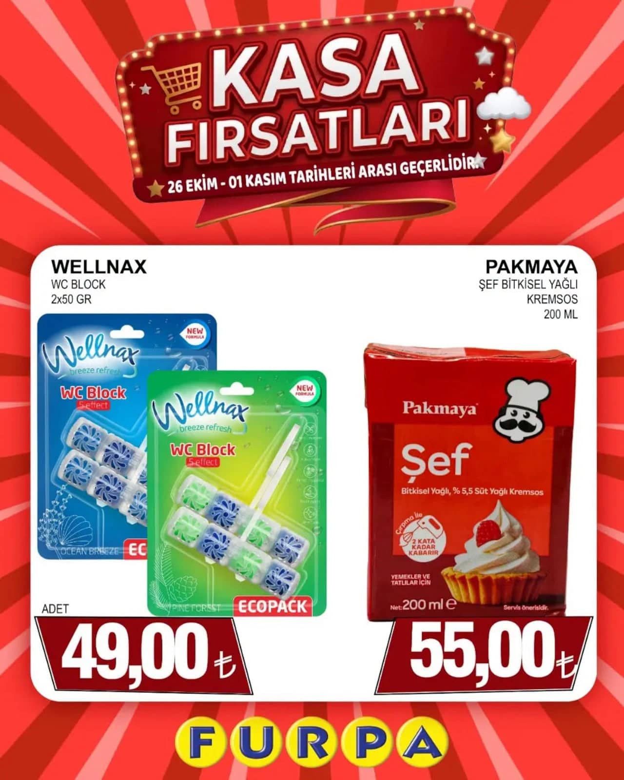 Furpa Market - İndirim Broşürü 26 Ekim - 01 Kasım 2026 - Sayfa 1