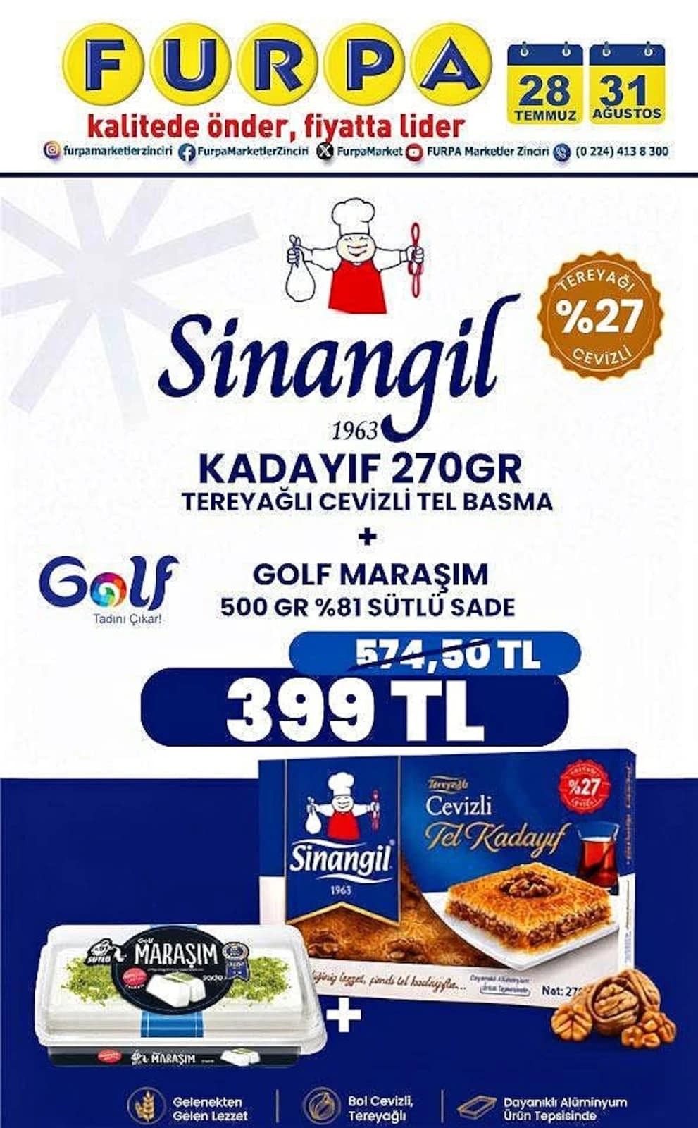 Furpa Market - İndirim Broşürü 28 Temmuz - 31 Ağustos 2026