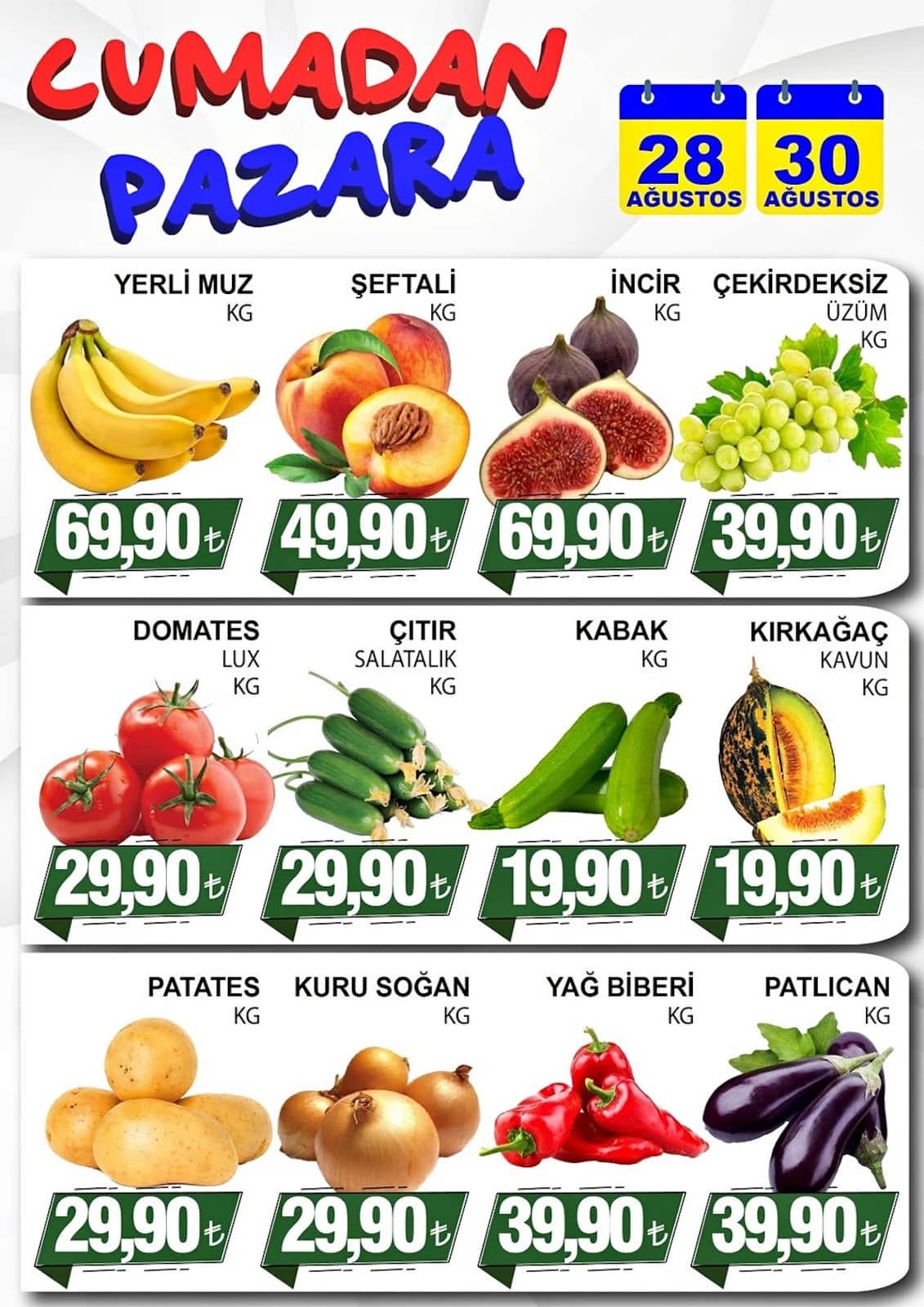 Furpa Market - Hafta Sonu Fırsatları 28 - 30 Ağustos 2026