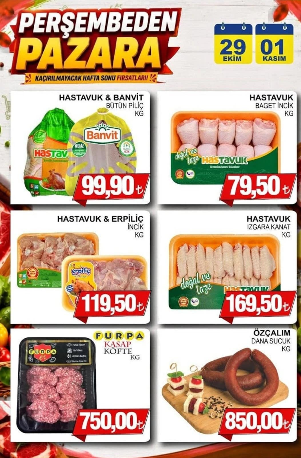 Furpa Market - Hafta Sonu Fırsatları 29 Ekim - 01 Kasım 2026 - Sayfa 1