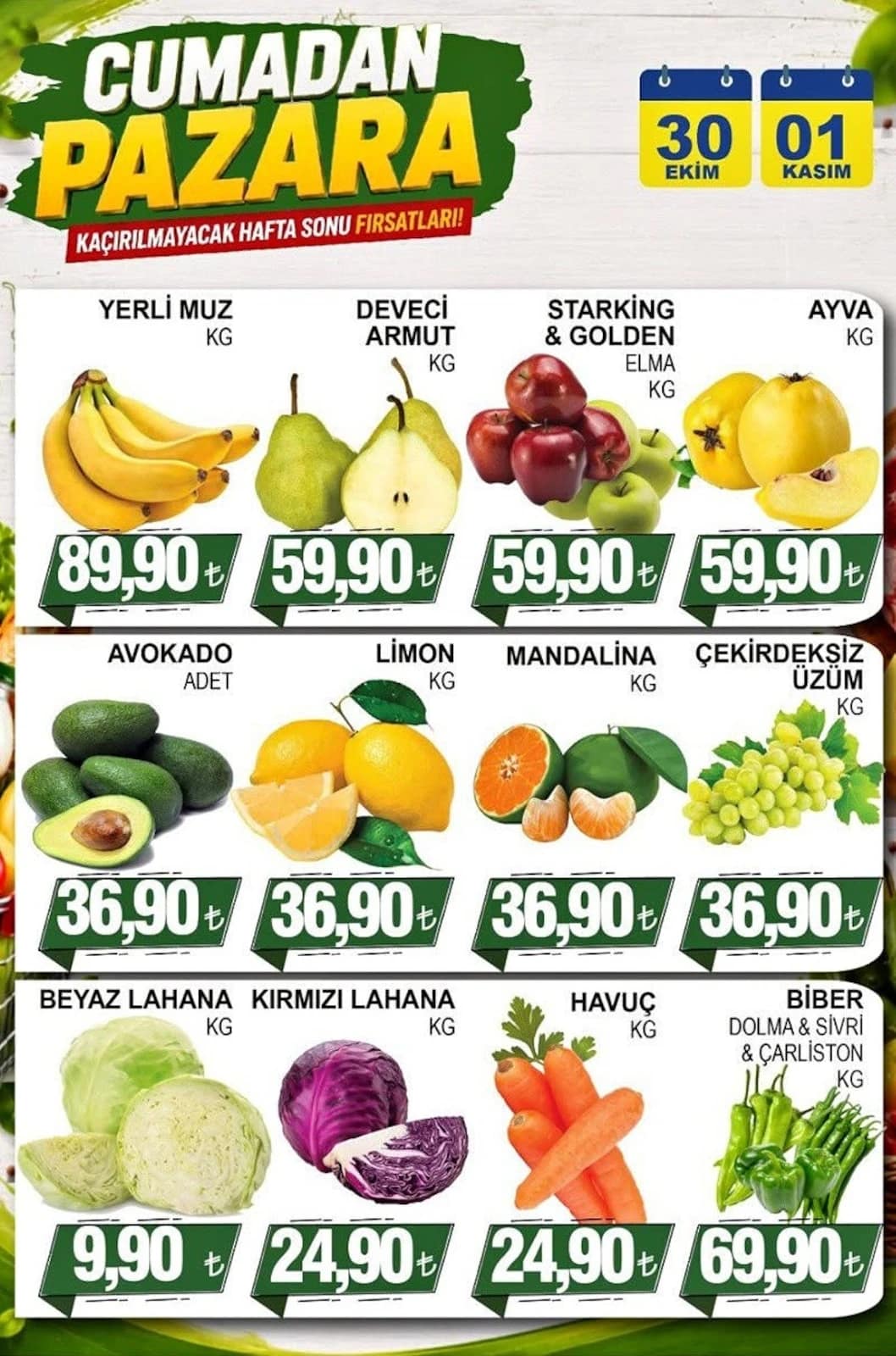 Furpa Market - Hafta Sonu Fırsatları 30 Ekim - 01 Kasım 2026 - Sayfa 1