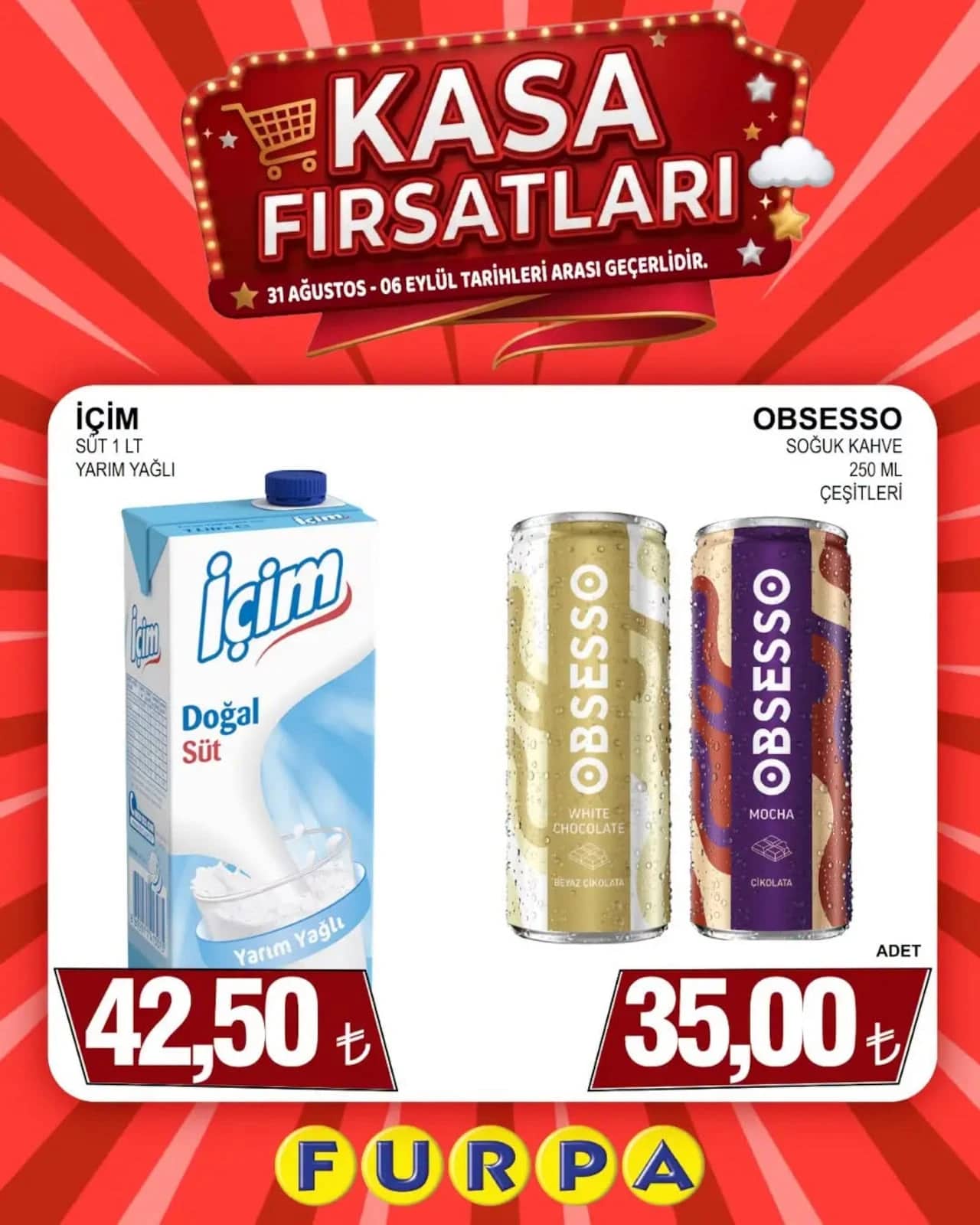 Furpa Market - İndirim Broşürü 31 Ağustos - 06 Eylül 2026 - Sayfa 1