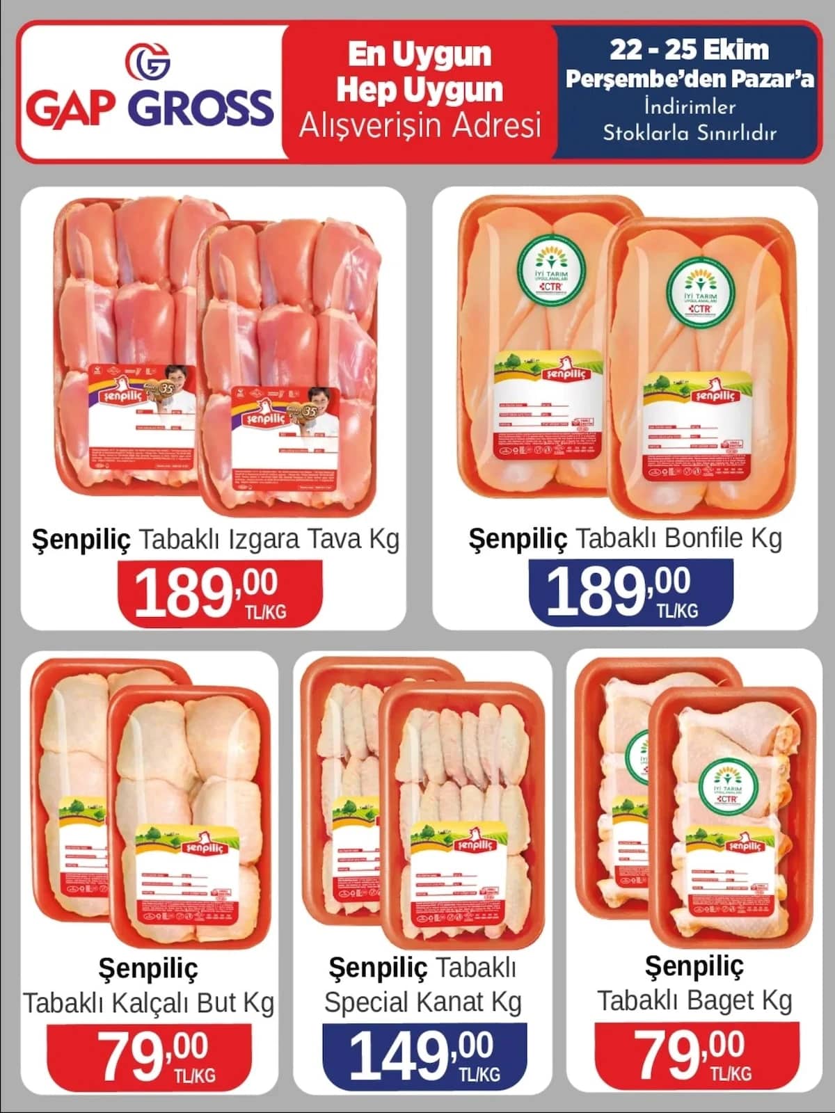 Gap Gross - İndirim Broşürü 22 - 25 Ekim 2026