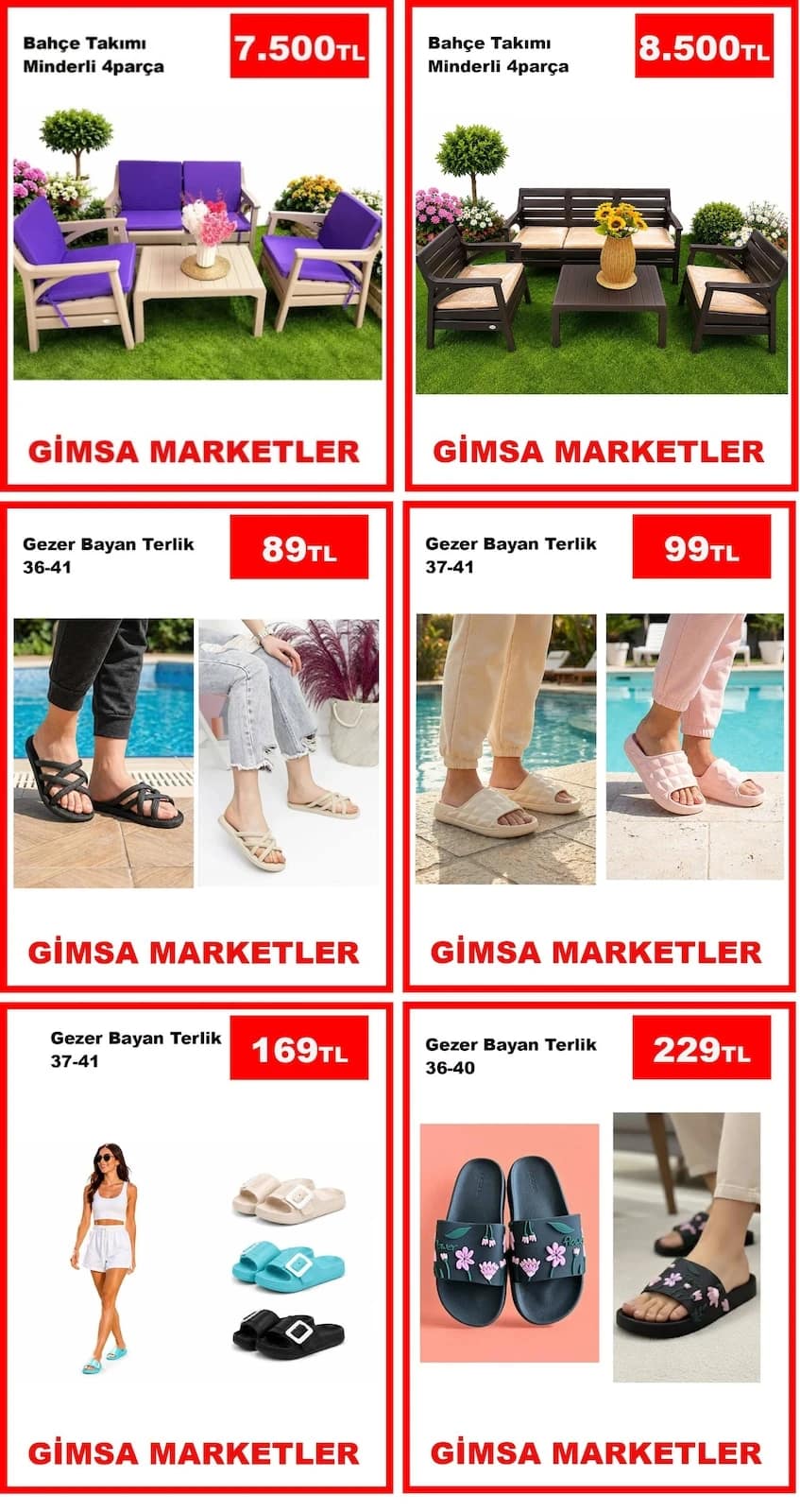 Gimsa Market - Instagram Post'u 06 - 13 Ağustos 2026 - Sayfa 1