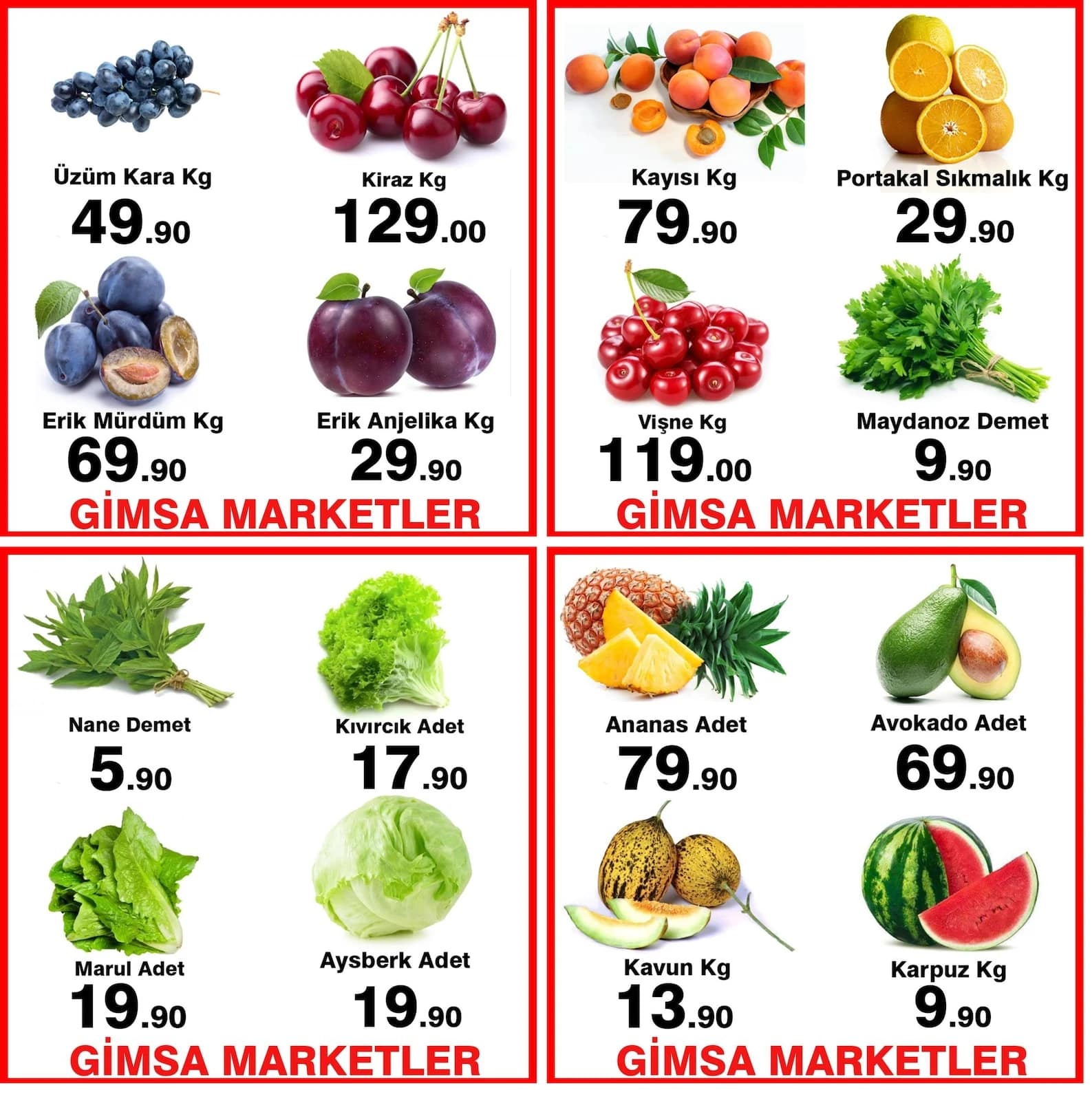 Gimsa Market - Facebook Paylaşımı 07 - 07 Ağustos 2026 - Sayfa 1