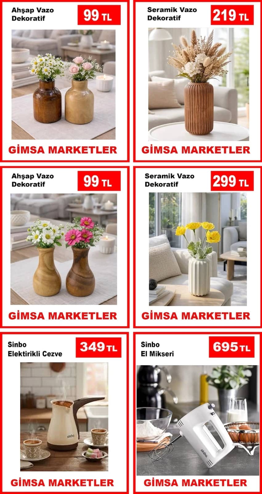 Gimsa Market - Instagram Post'u 08 - 12 Ekim 2026 - Sayfa 1