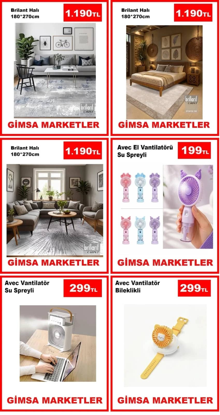 Gimsa Market - Instagram Post'u 12 - 16 Ağustos 2026 - Sayfa 1
