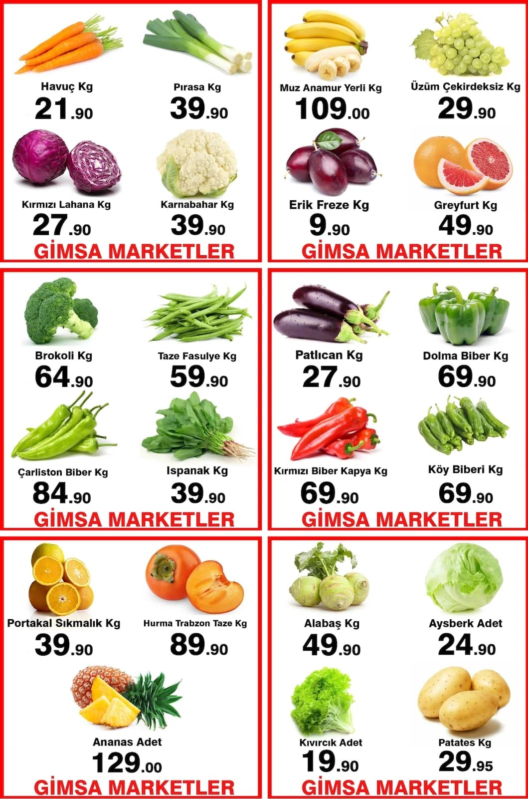 Gimsa Market - Facebook Paylaşımı 13 - 13 Ekim 2026 - Sayfa 1