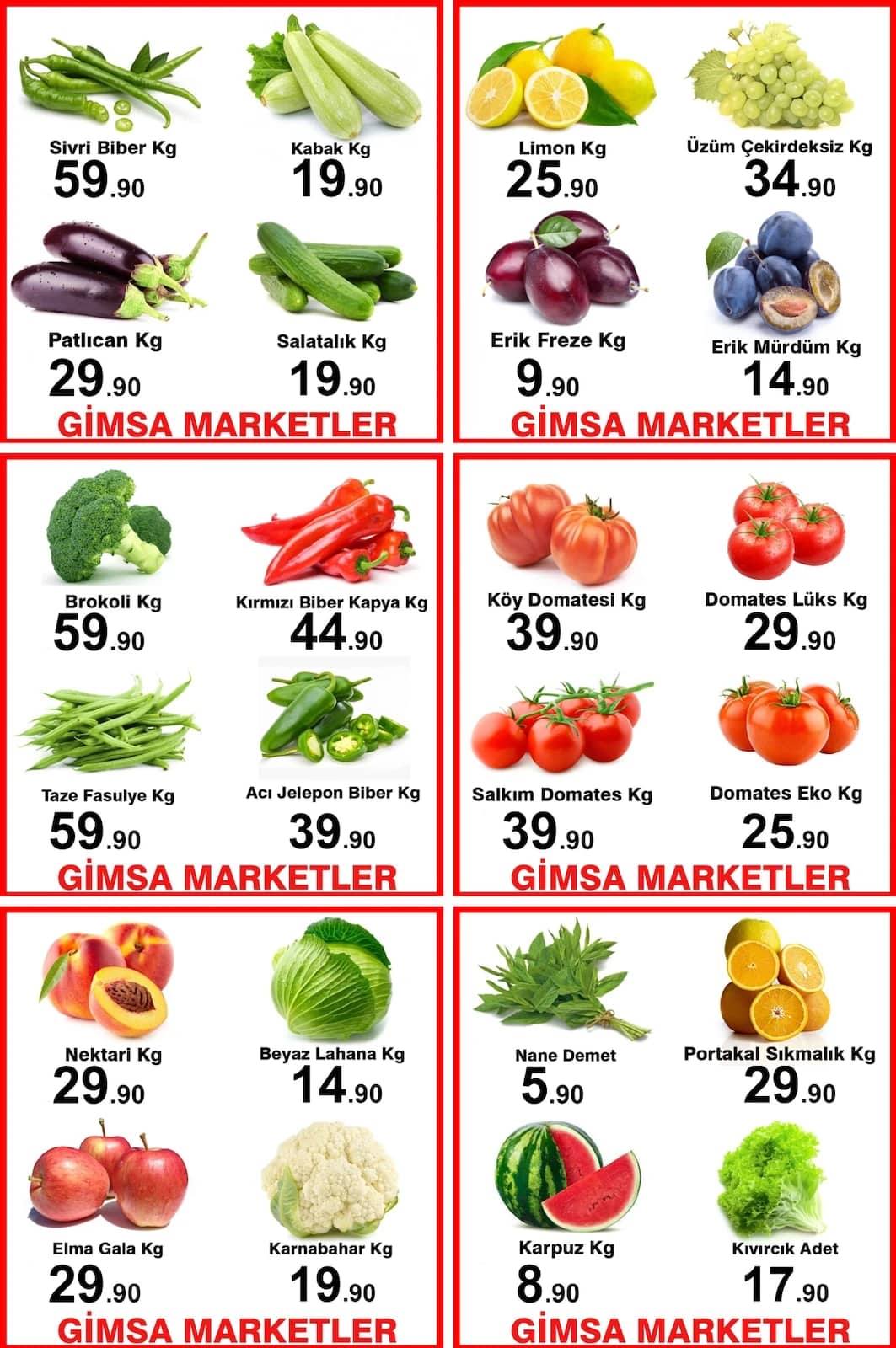 Gimsa Market - Facebook Paylaşımı 30 - 30 Eylül 2026 - Sayfa 1