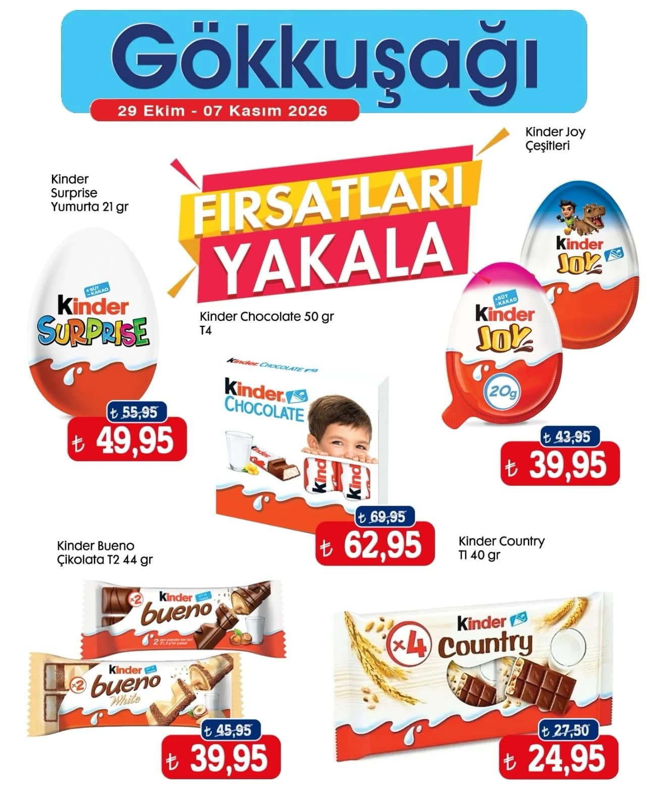 Gökkuşağı Market - İndirim Broşürü 29 Ekim - 07 Kasım 2026 - Sayfa 1
