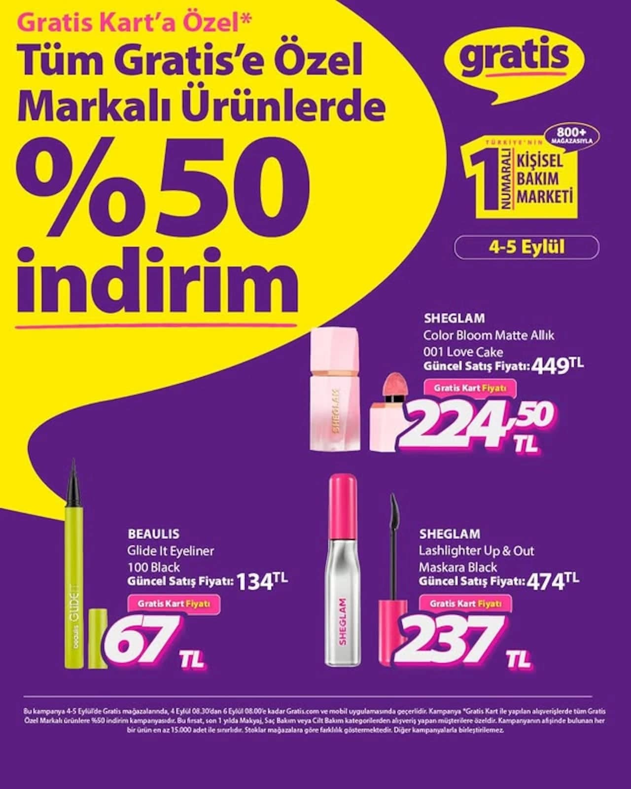 Gratis - Instagram Post'u 04 - 05 Eylül 2026 - Sayfa 1