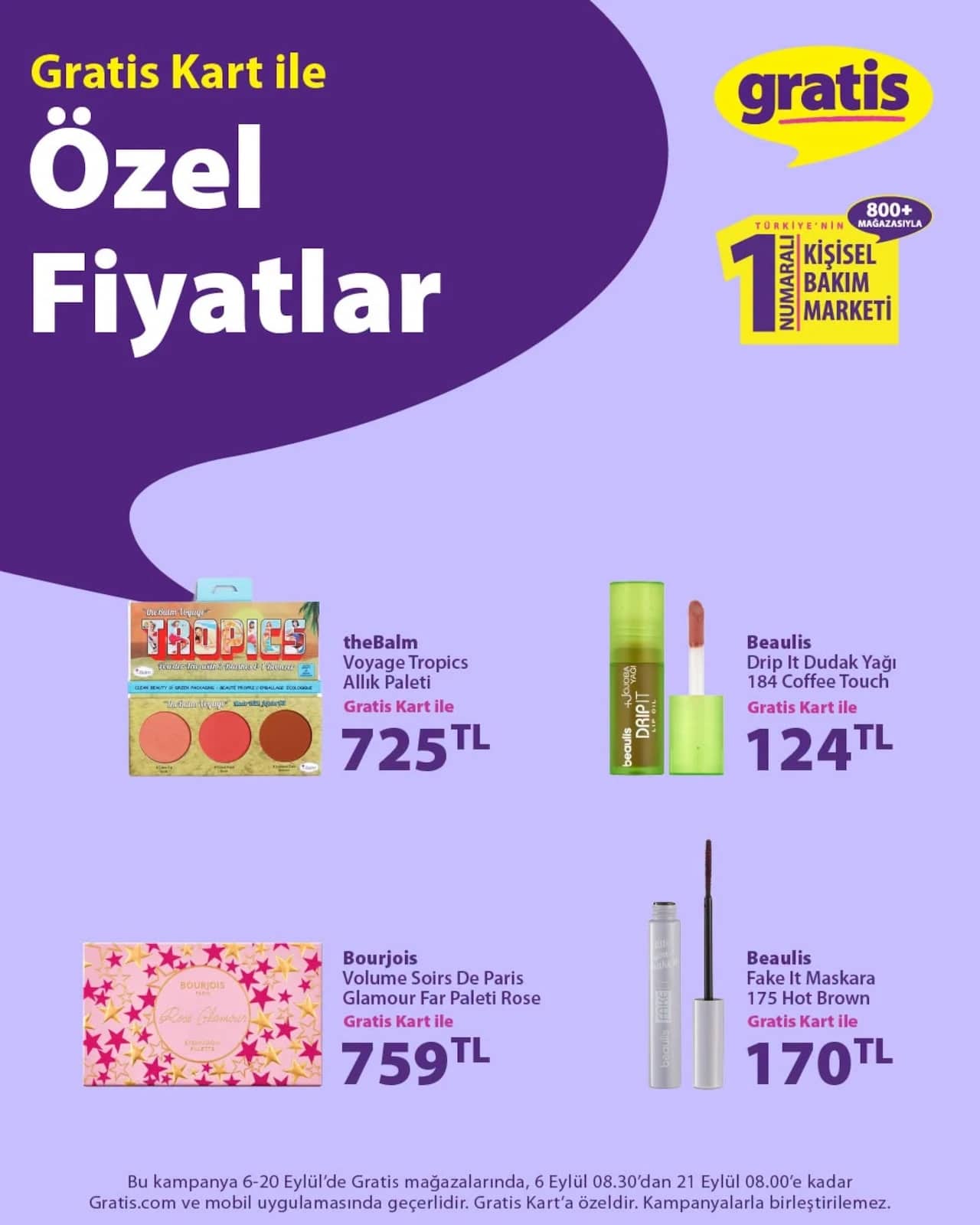 Gratis - Instagram Post'u 06 - 20 Eylül 2026 - Sayfa 1