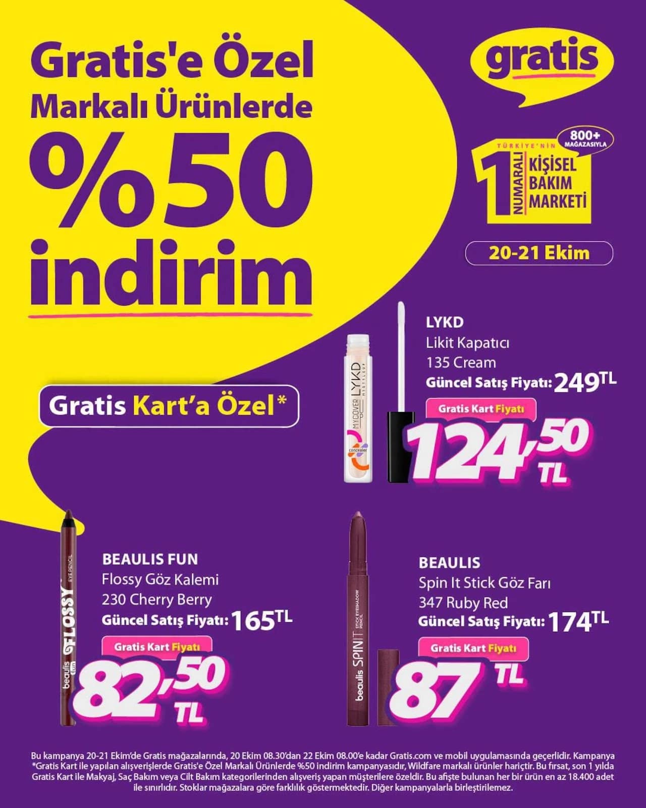 Gratis - Instagram Post'u 20 - 21 Ekim 2026 - Sayfa 1