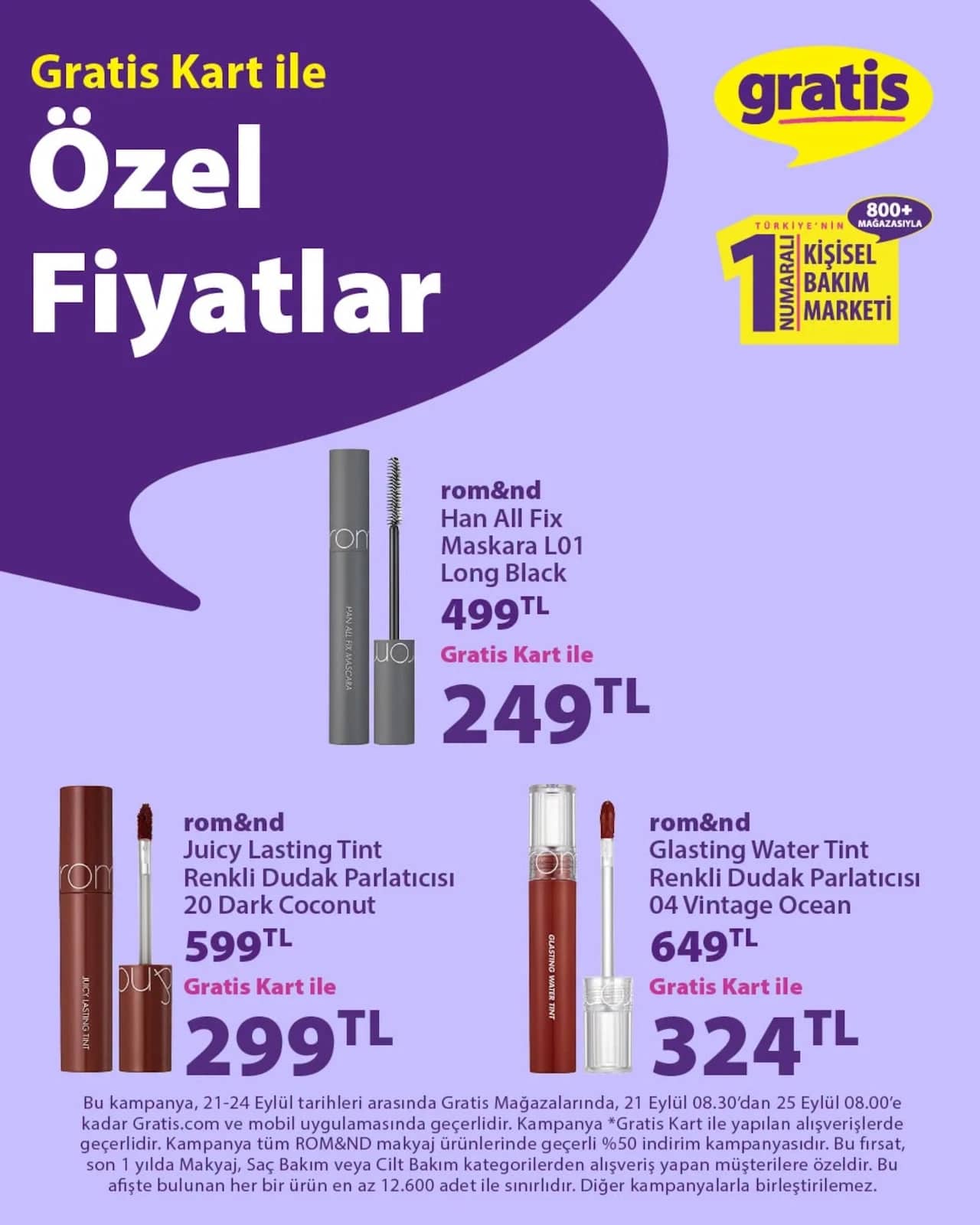 Gratis - Facebook Paylaşımı 21 - 24 Eylül 2026 - Sayfa 1