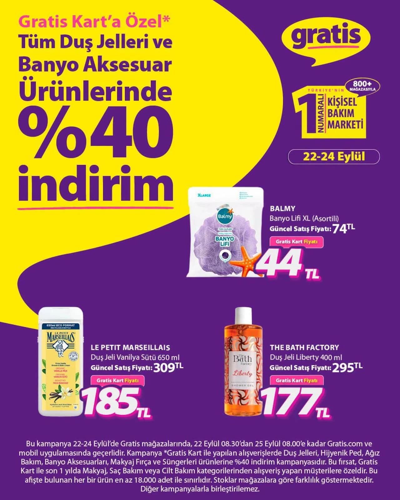 Gratis - Instagram Post'u 22 - 24 Eylül 2026 - Sayfa 1