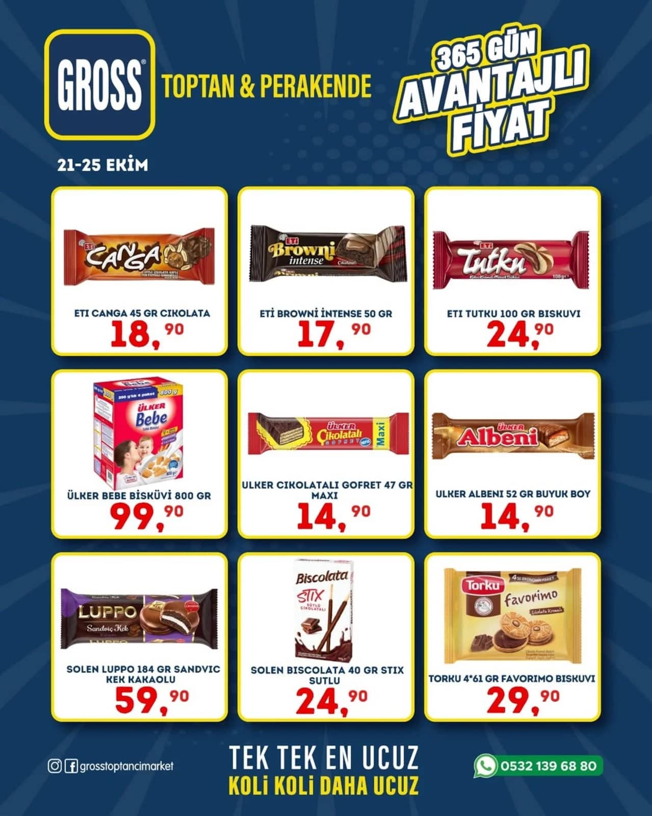 Gross Toptan & Perakende - İndirim Broşürü 21 - 25 Ekim 2026 - Sayfa 1