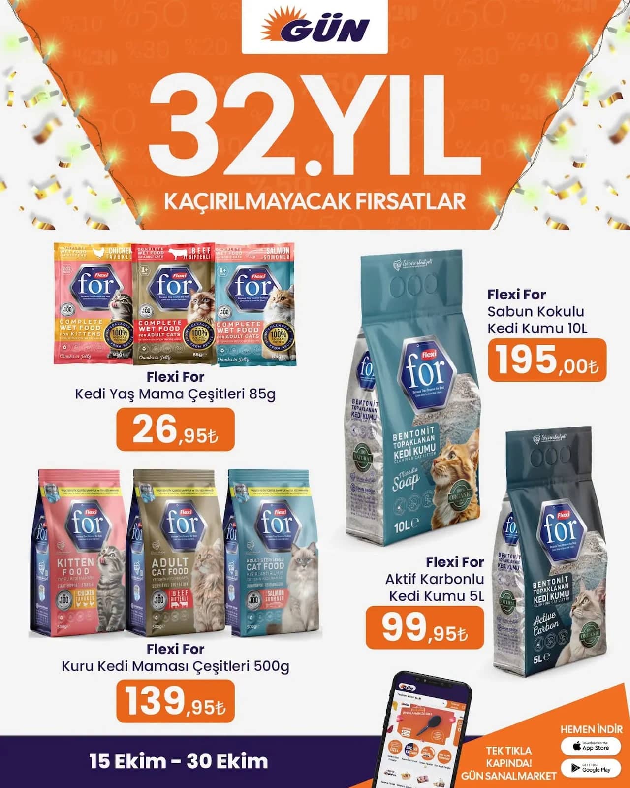 Gün Süpermarket - İndirim Broşürü 15 - 30 Ekim 2026 - Sayfa 1