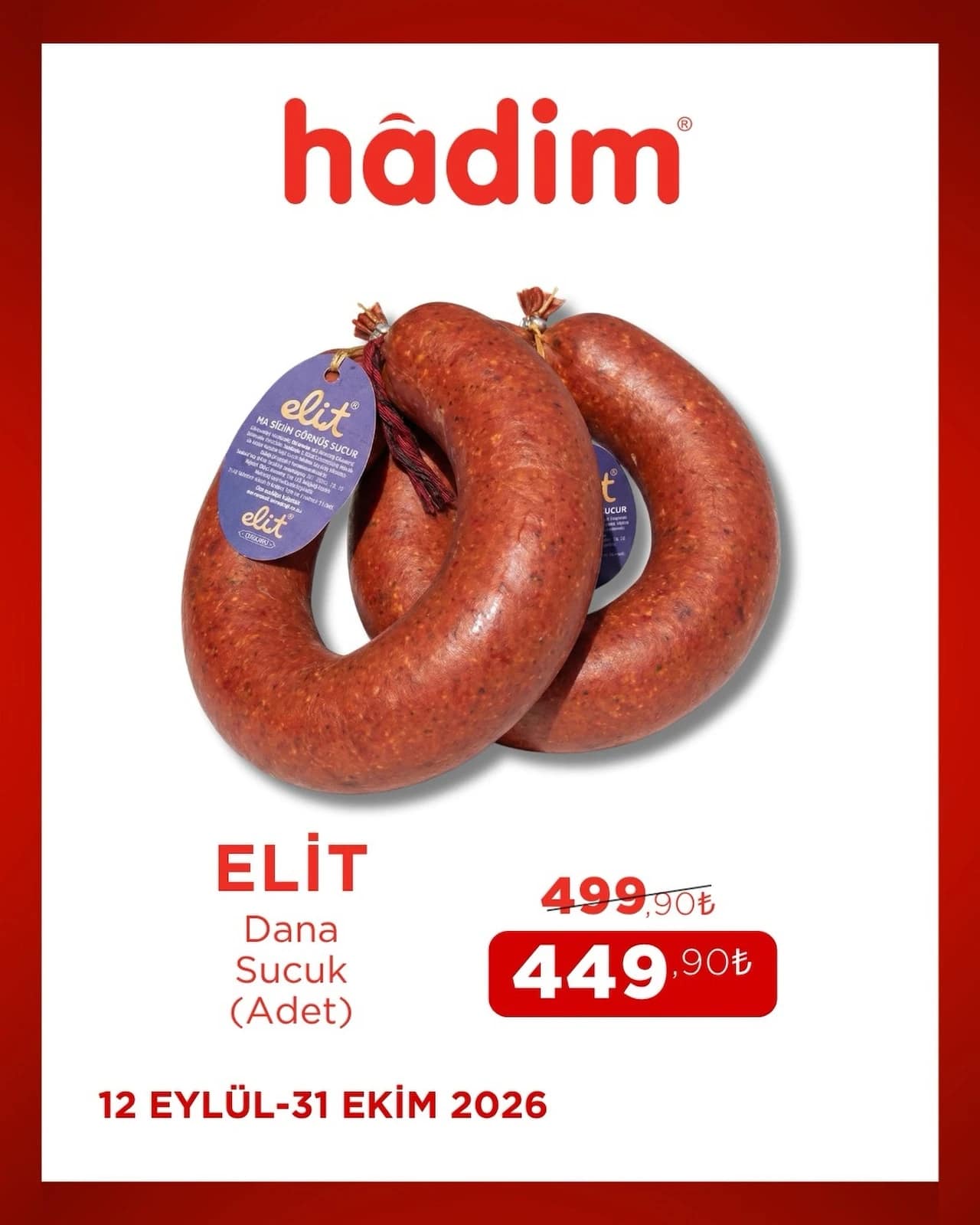 Hadim AVM - İndirim Broşürü 12 Eylül - 31 Ekim 2026 - Sayfa 1
