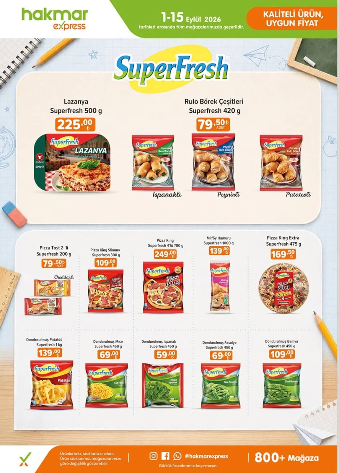 Hakmar Express - İndirimli Ürünler 01 - 15 Eylül 2026 - Sayfa 1