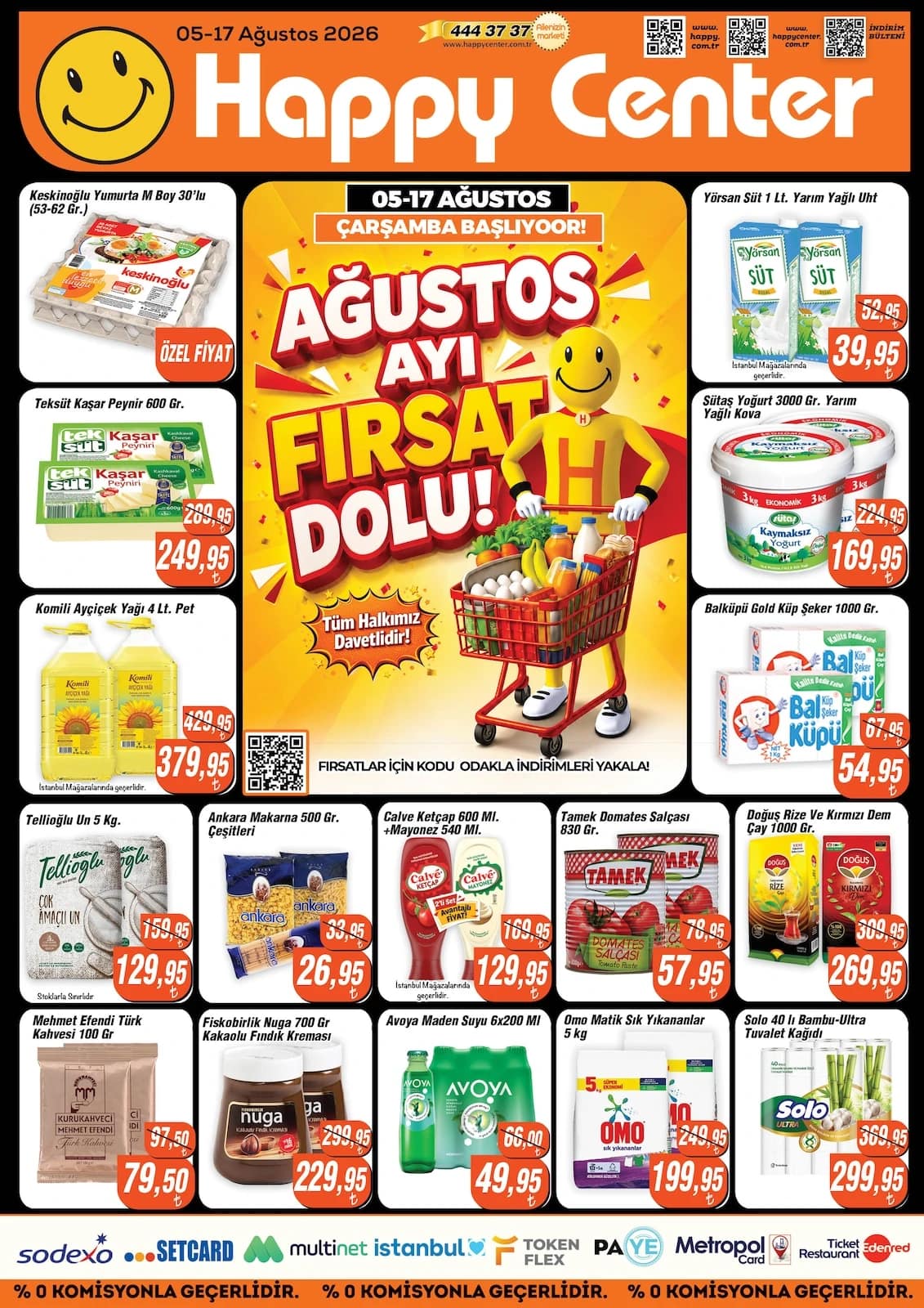 Happy Center - İndirim Broşürü 05 - 17 Ağustos 2026 - Sayfa 1