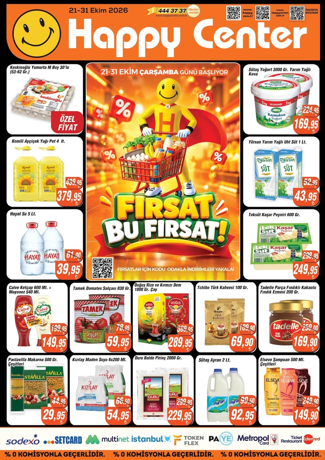 Happy Center - İndirim Broşürü 21 - 31 Ekim 2026 - Sayfa 1