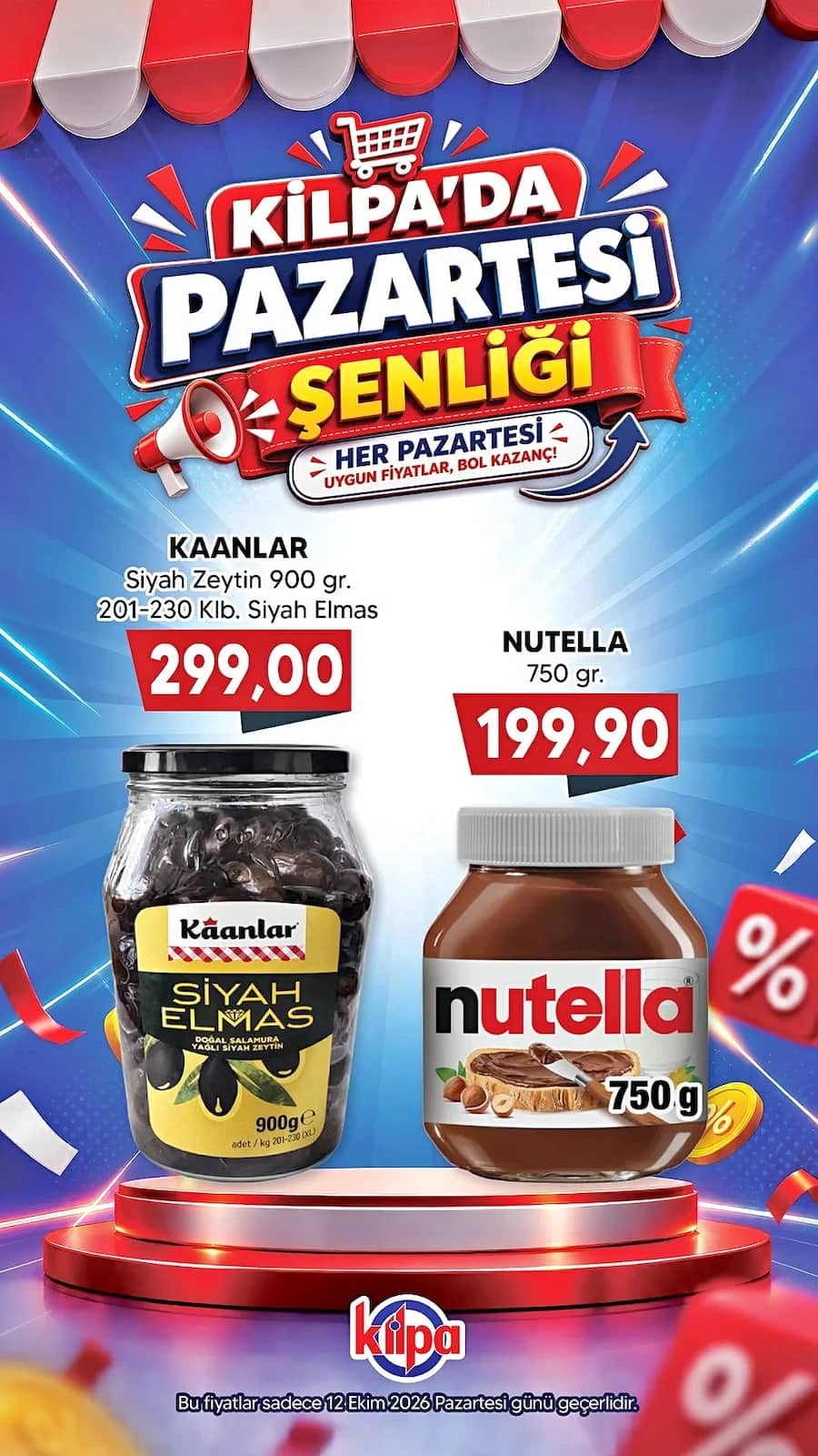 Kilpa Market - İndirim Broşürü 12 - 12 Ekim 2026 - Sayfa 1