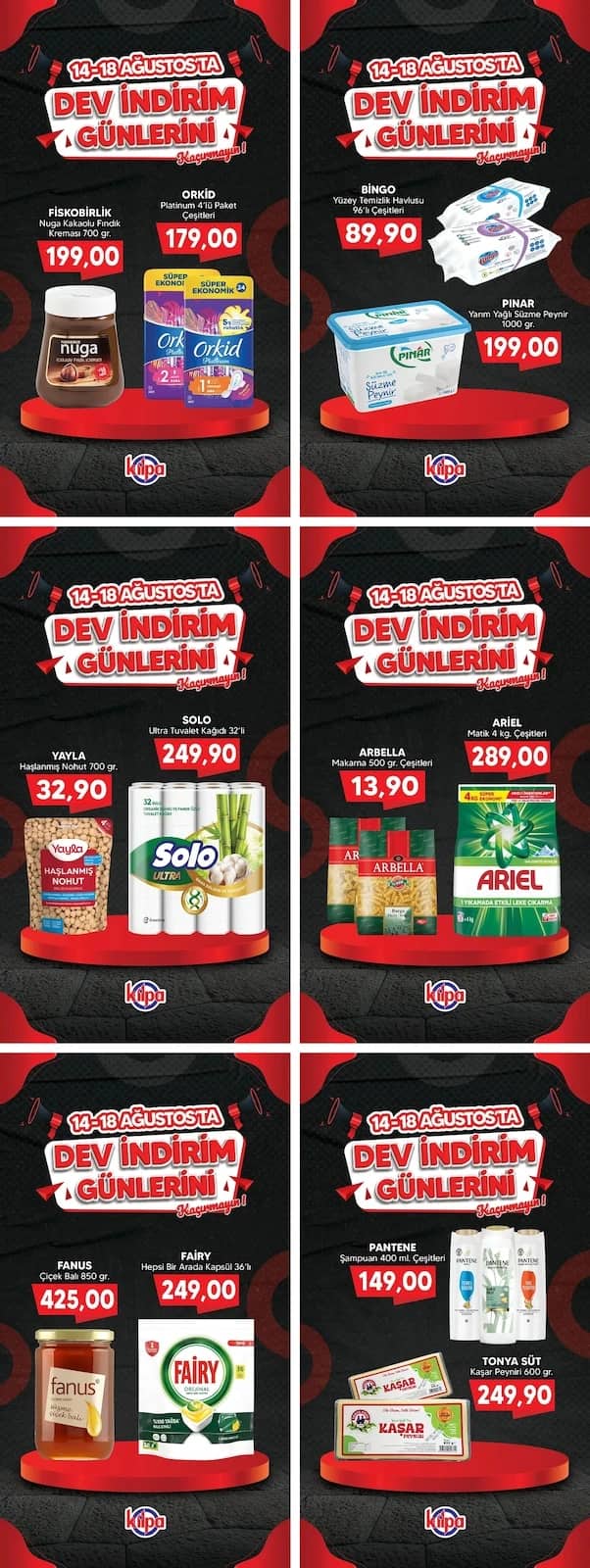 Kilpa Market - İndirim Broşürü 14 - 18 Ağustos 2026 - Sayfa 1