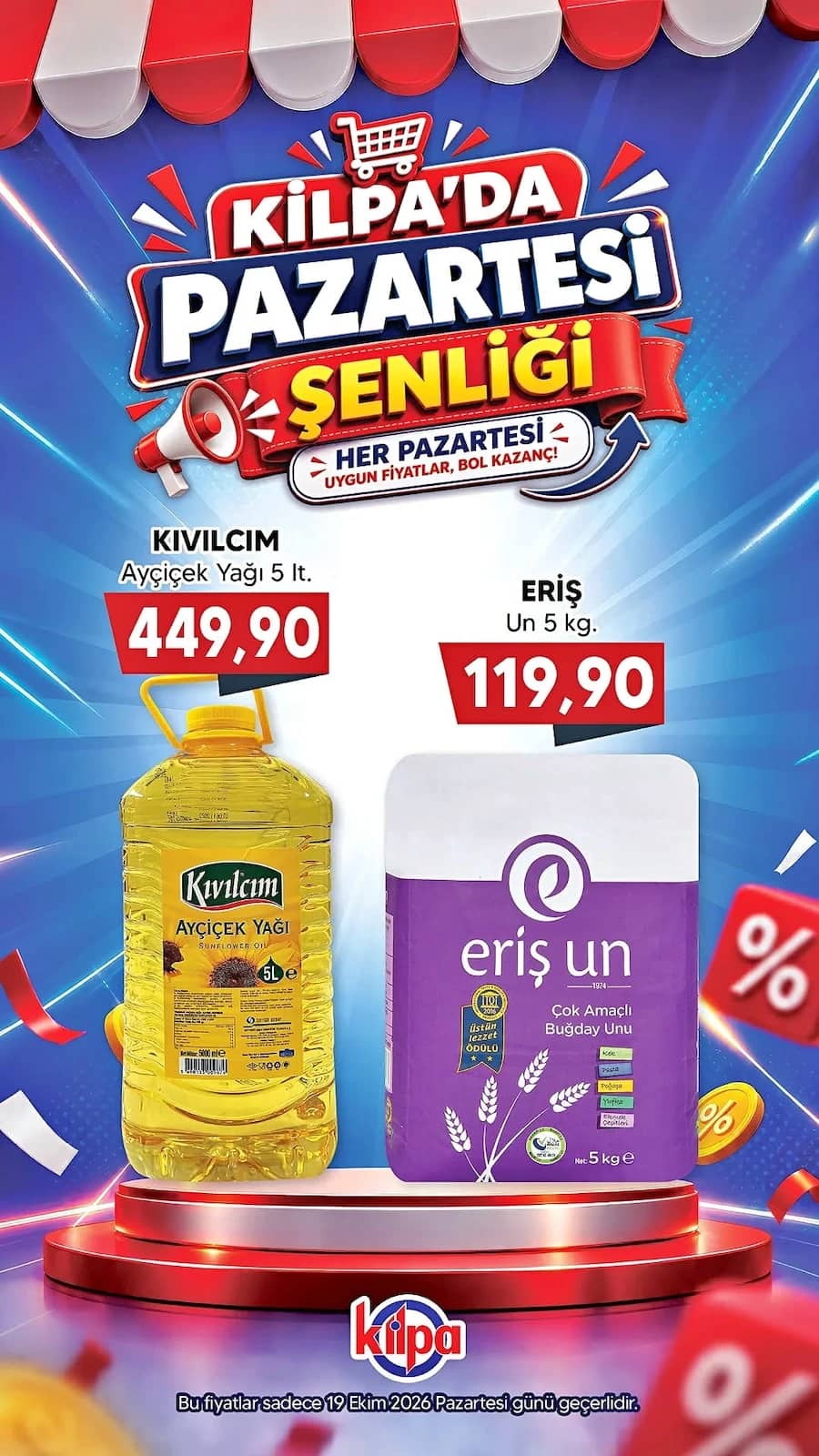 Kilpa Market - İndirim Broşürü 19 - 19 Ekim 2026 - Sayfa 1