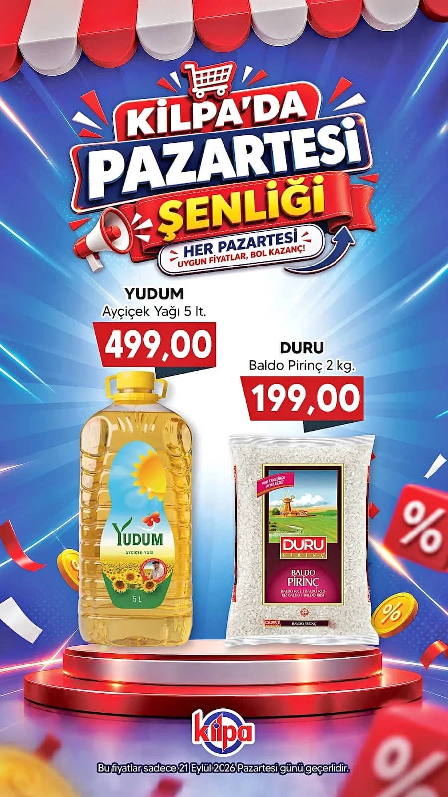 Kilpa Market - İndirim Broşürü 21 - 21 Eylül 2026 - Sayfa 1