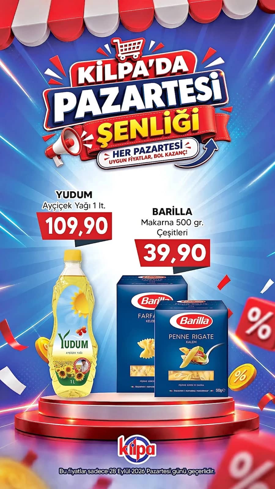 Kilpa Market - İndirim Broşürü 28 - 28 Eylül 2026 - Sayfa 1