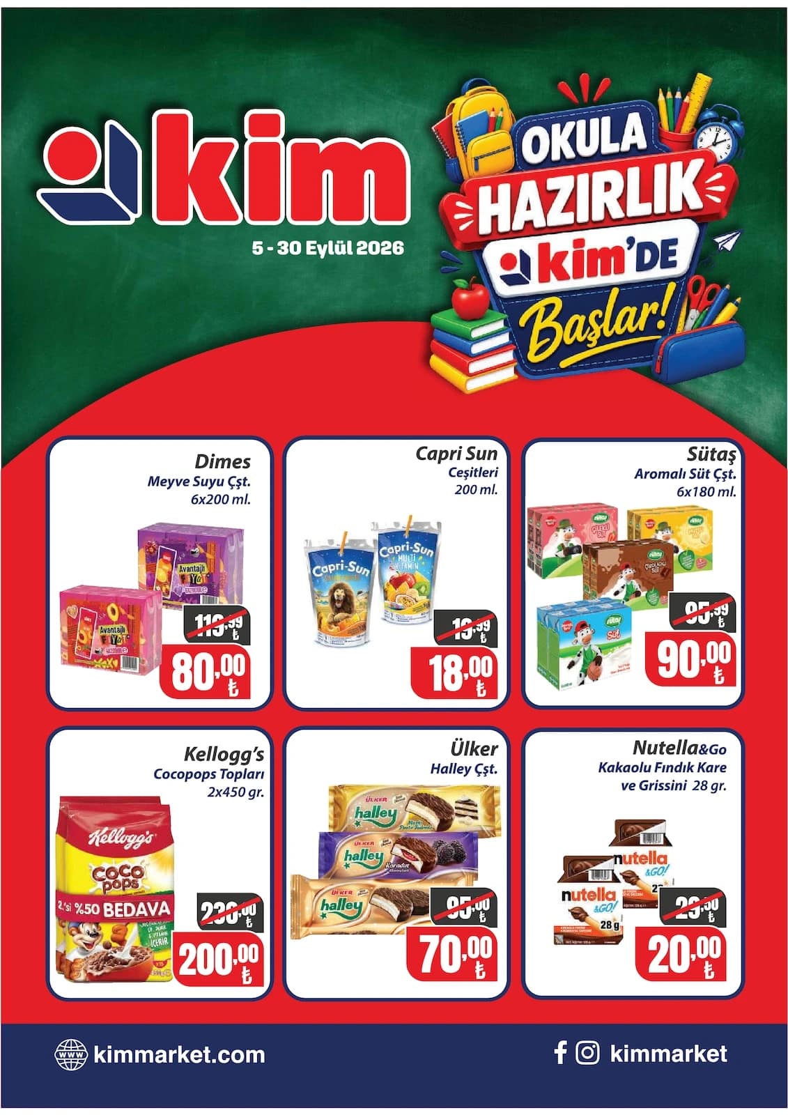 Kim Market - İndirim Broşürü 05 - 30 Eylül 2026 - Sayfa 1