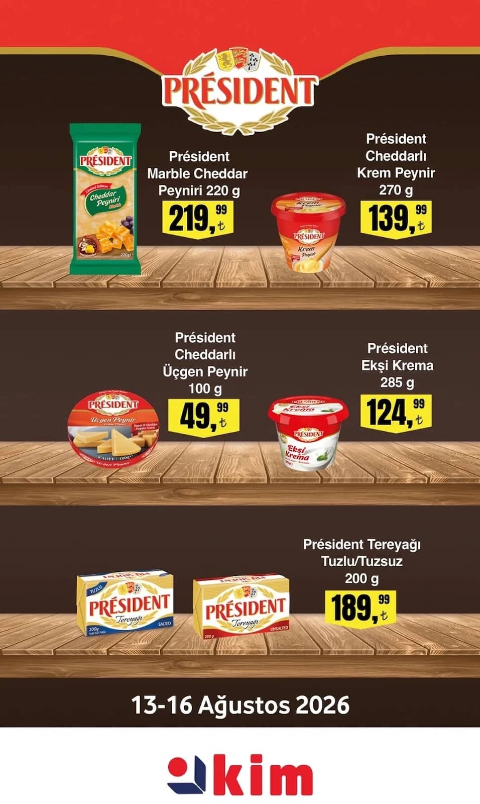 Kim Market - İndirim Broşürü - Marmara 13 - 16 Ağustos 2026 - Sayfa 1
