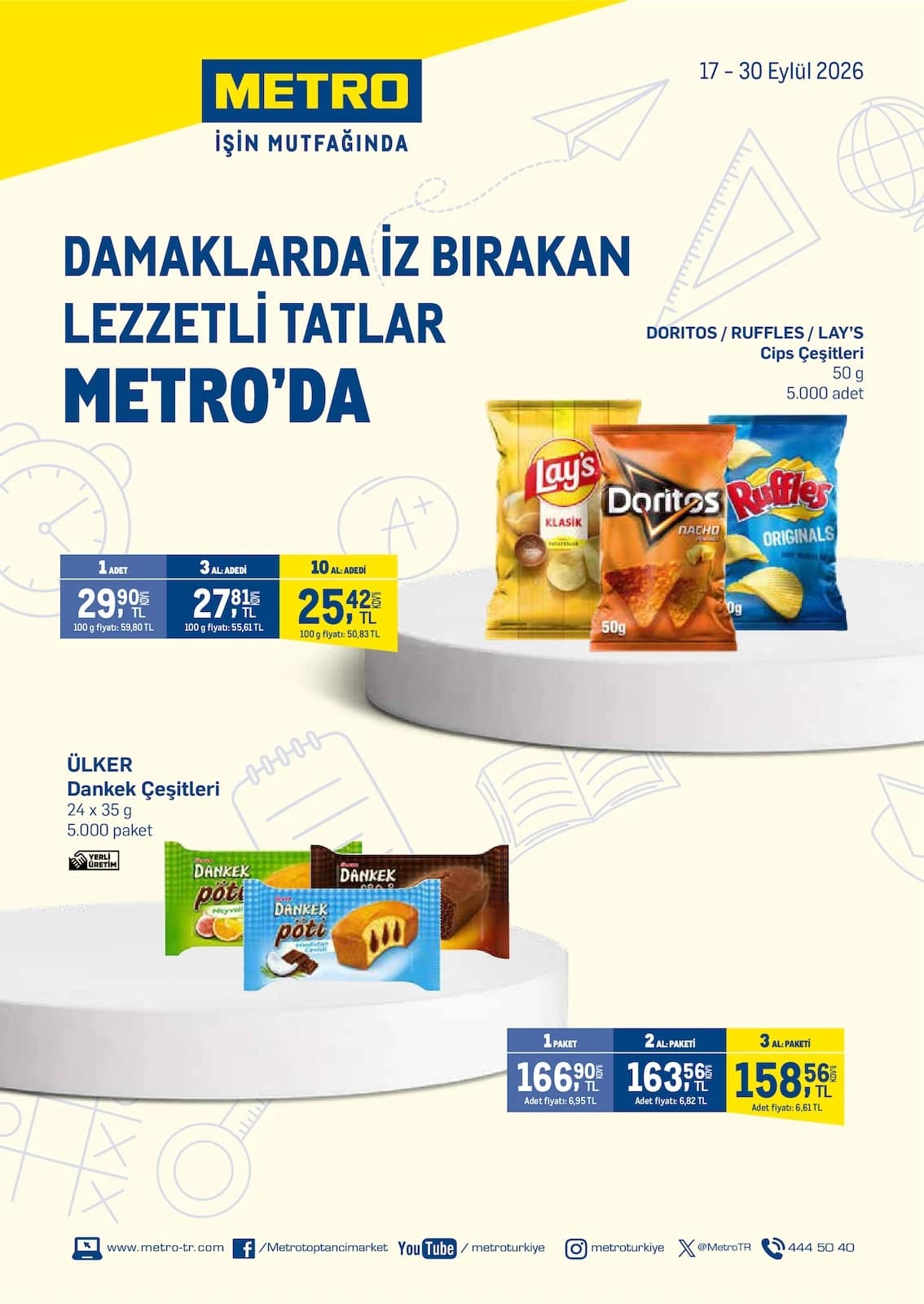 Metro - Damaklarda İz Bırakan Lezzetli Tatlar 17 - 30 Eylül 2026 - Sayfa 1