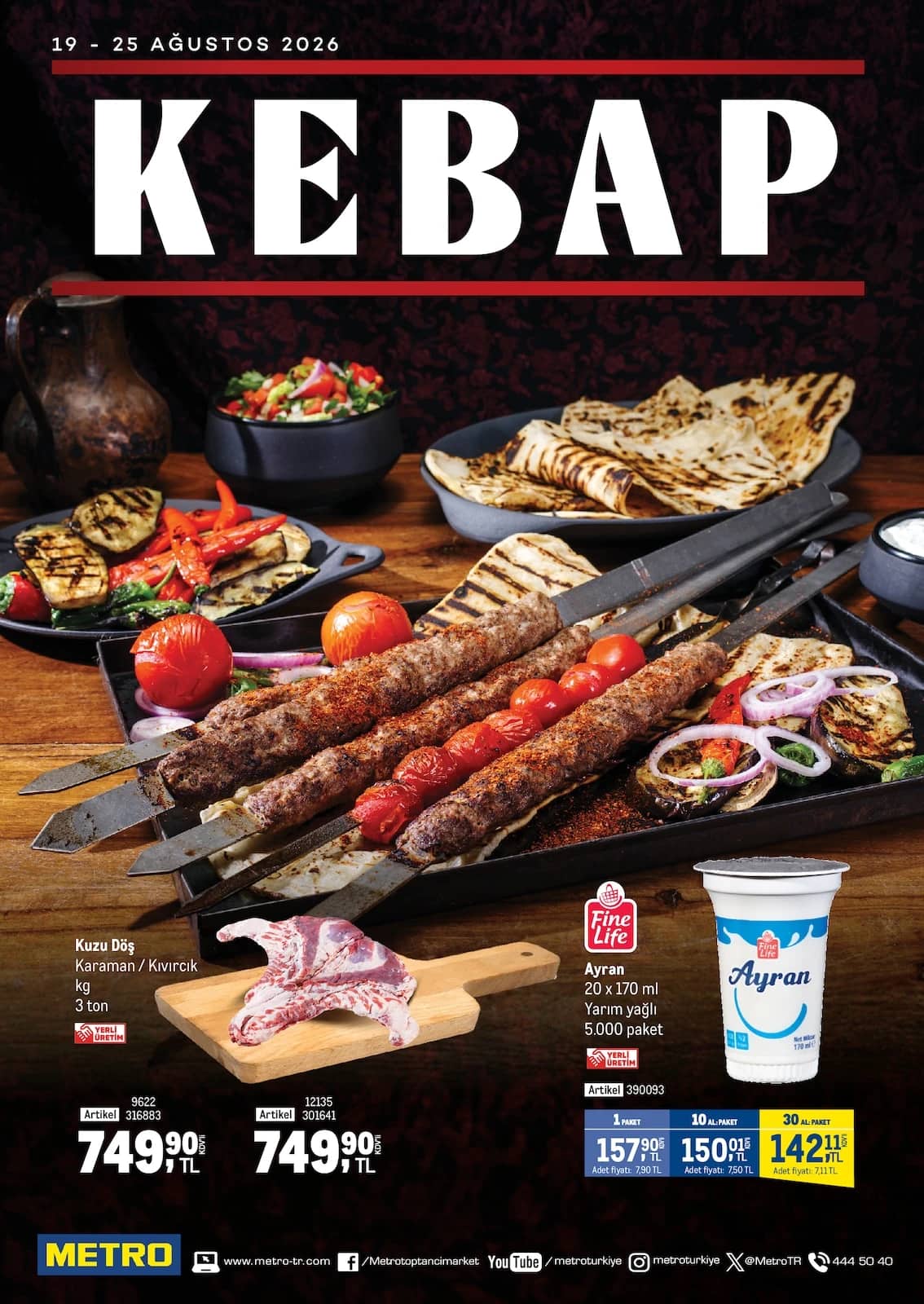 Metro - Kebap 19 - 25 Ağustos 2026